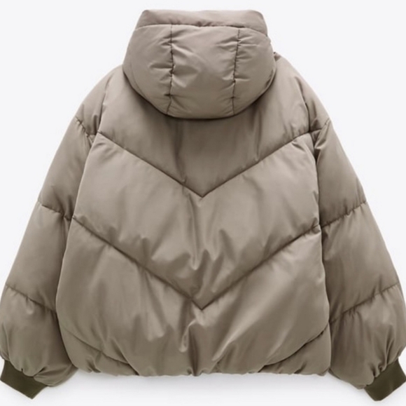 Zara puffer hooded jacket - Picture 3 of 3